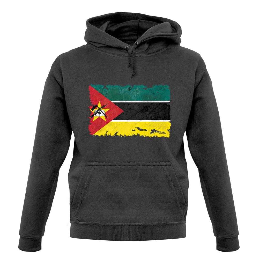 Mozambique Grunge Style Flag unisex hoodie Mozambique Grunge Style Flag unisex hoodie