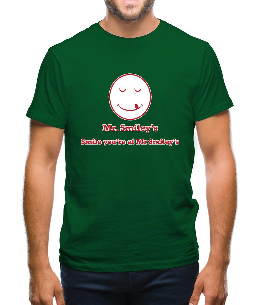 Mr Smiley's Smile You'Re At Smiley's Mens T-Shirt Mr Smiley's Smile You'Re At Smiley's Mens T-Shirt