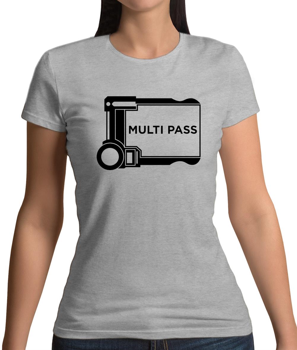Multi Pass Womens T-Shirt Multi Pass Womens T-Shirt