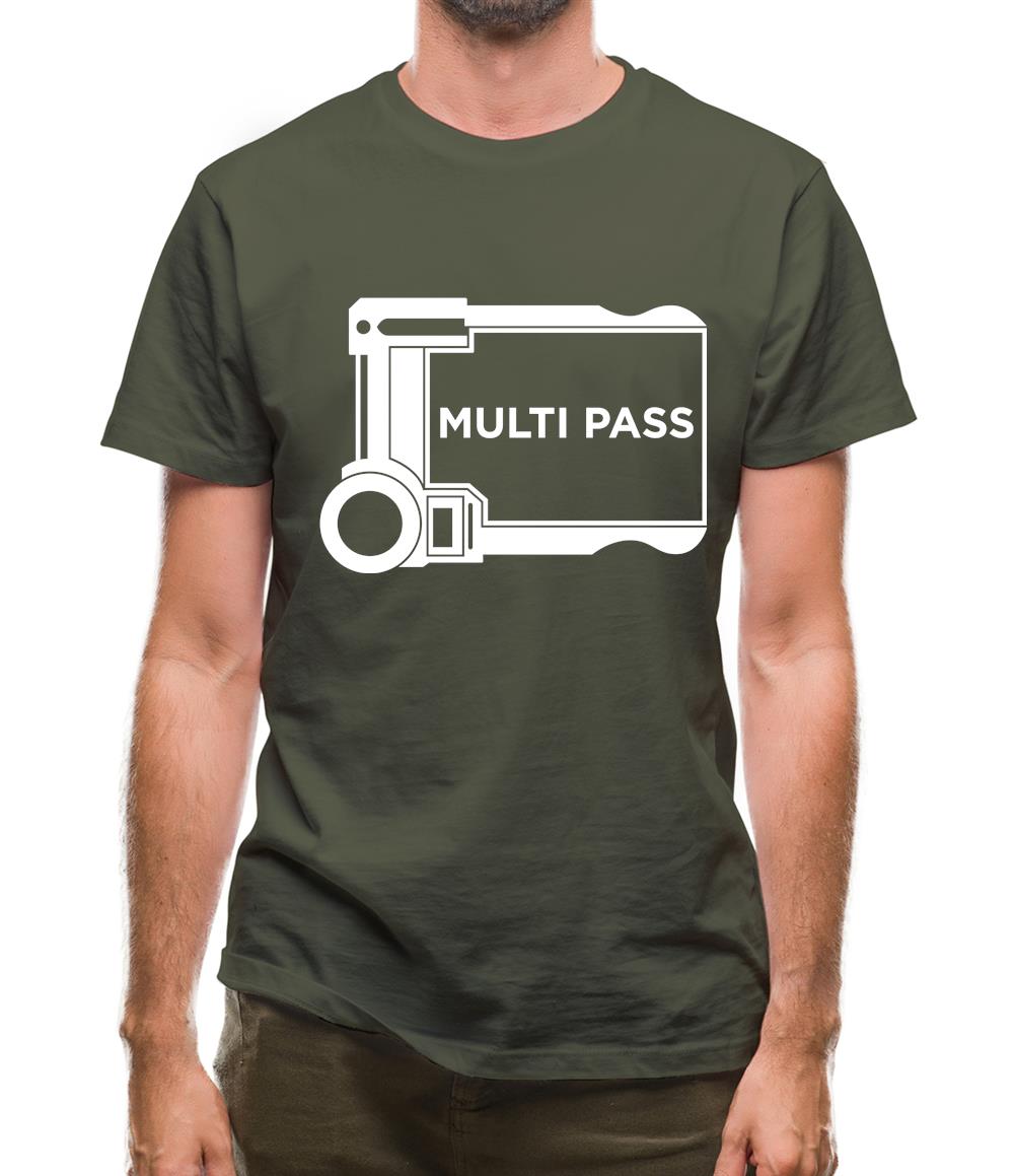 Multi Pass Mens T-Shirt Multi Pass Mens T-Shirt
