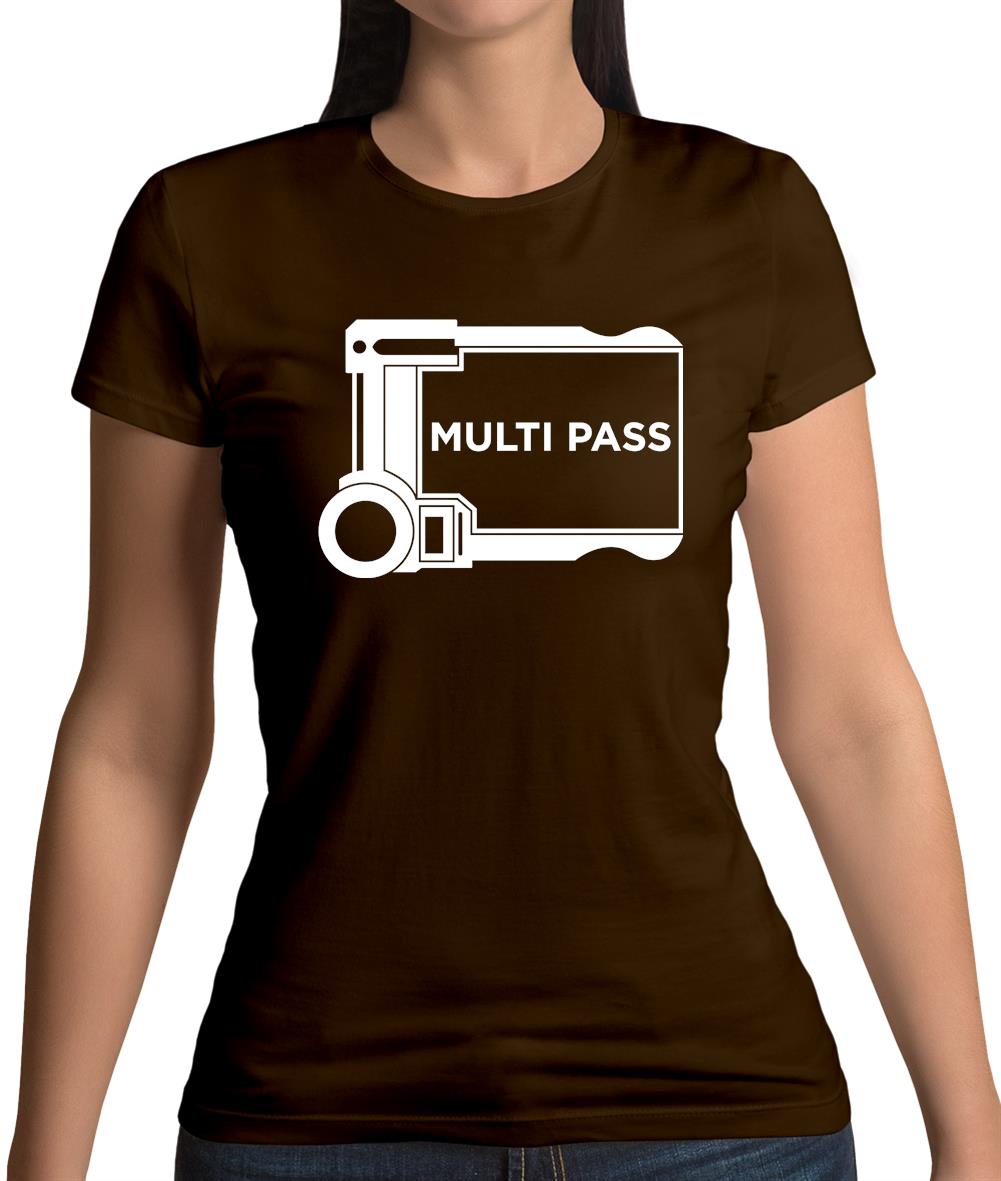 Multi Pass Womens T-Shirt Multi Pass Womens T-Shirt