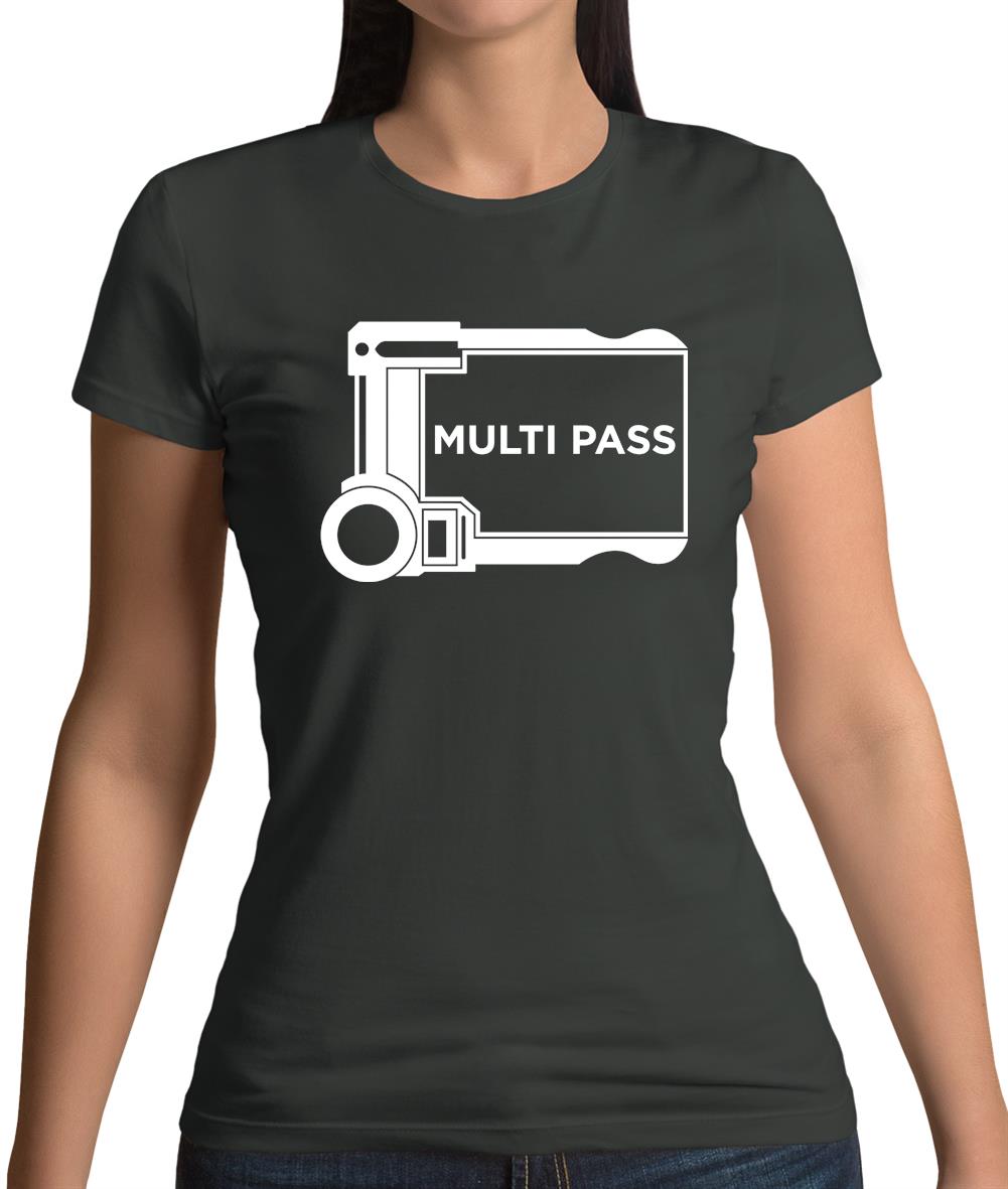 Multi Pass Womens T-Shirt Multi Pass Womens T-Shirt