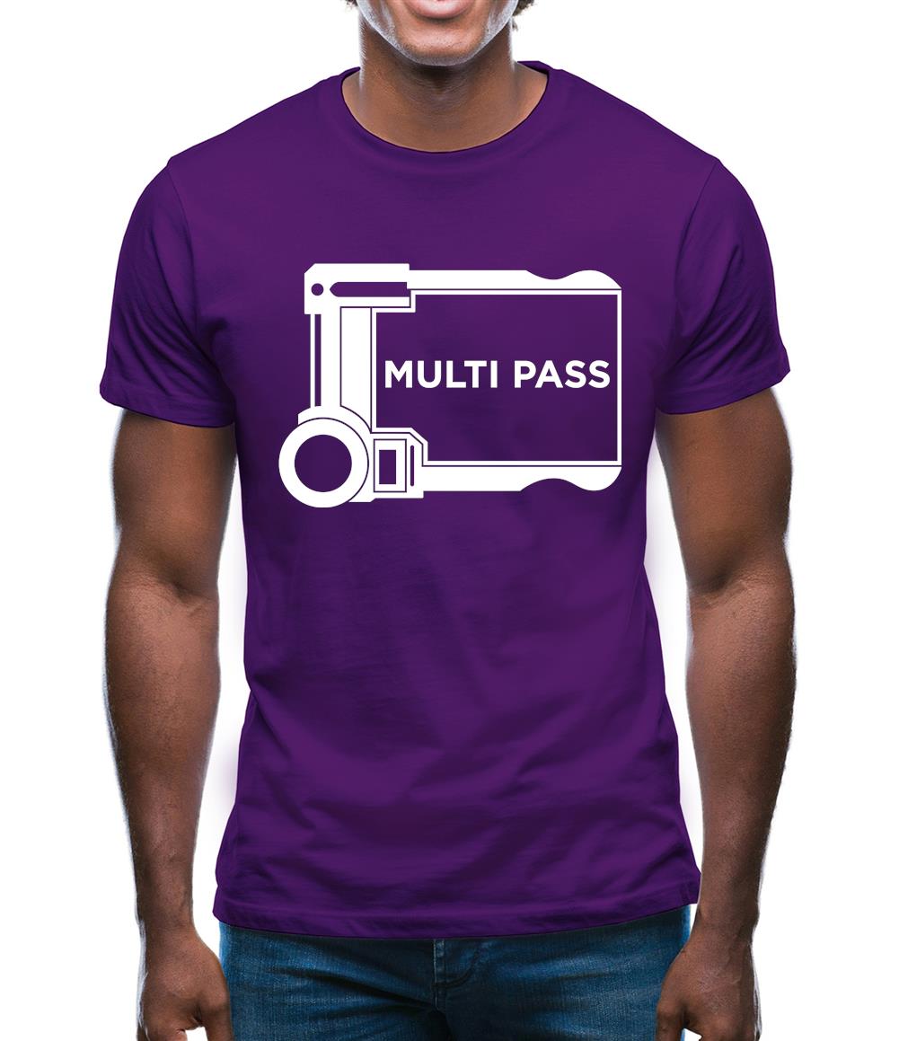 Multi Pass Mens T-Shirt Multi Pass Mens T-Shirt