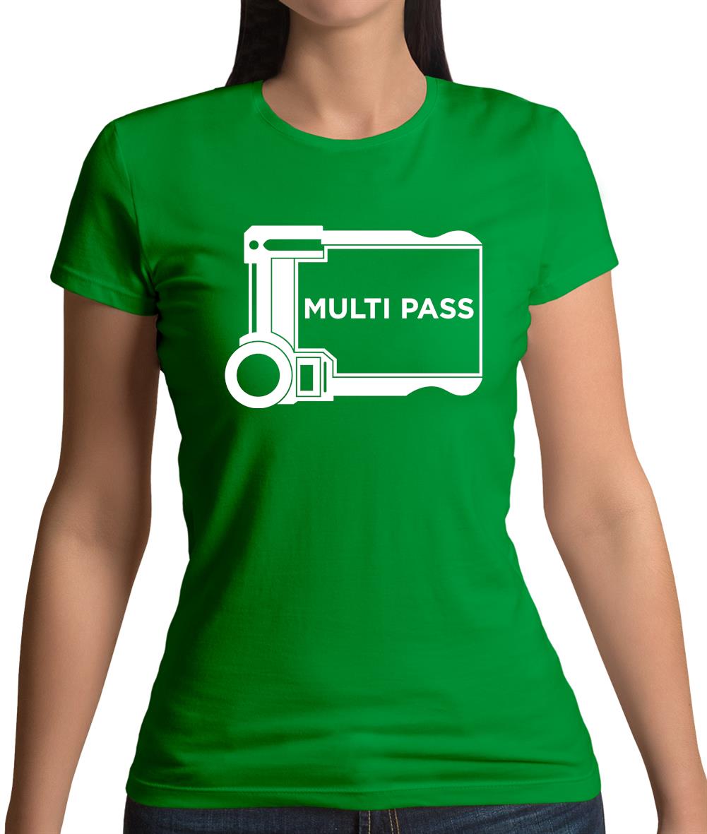 Multi Pass Womens T-Shirt Multi Pass Womens T-Shirt
