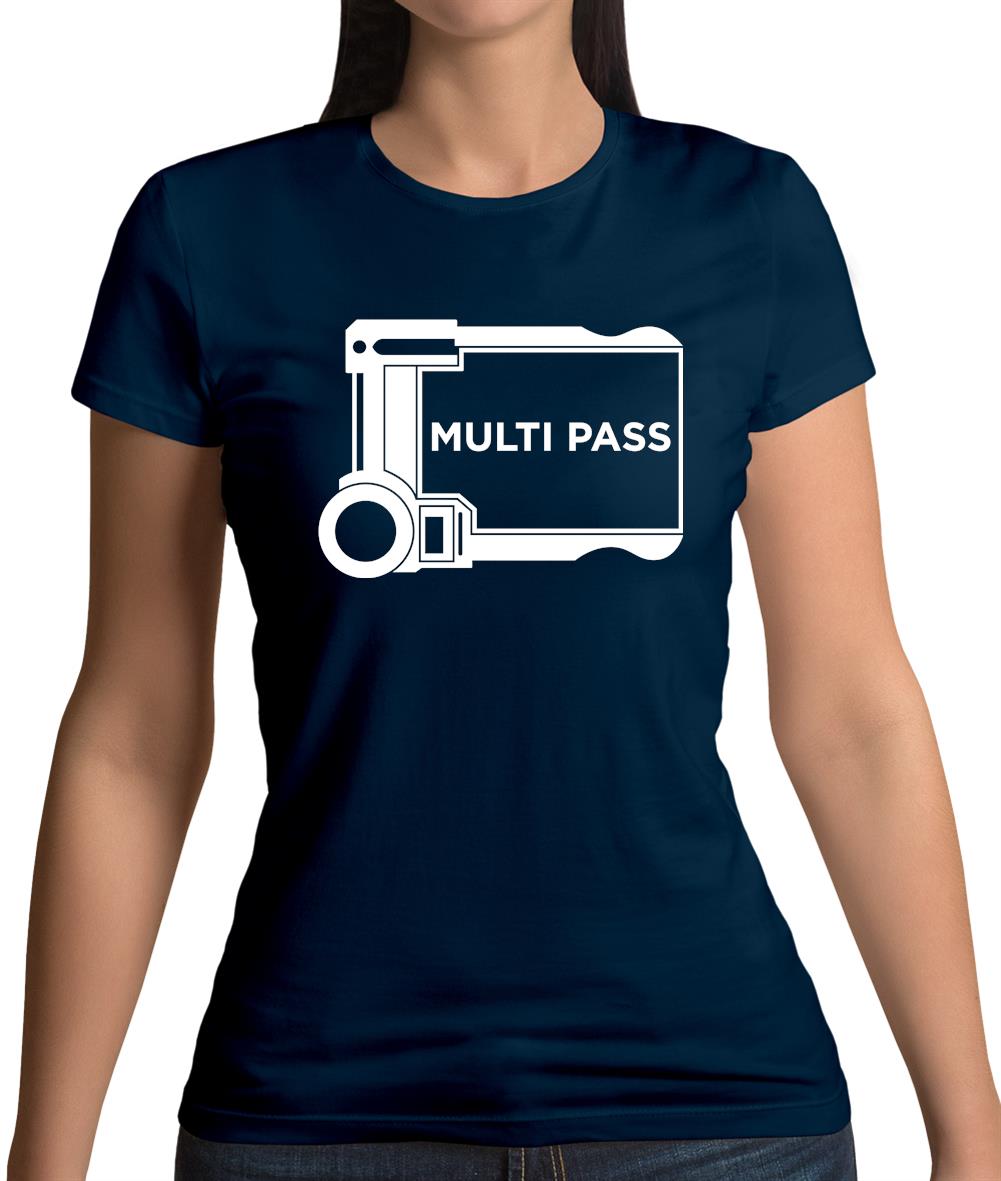 Multi Pass Womens T-Shirt Multi Pass Womens T-Shirt