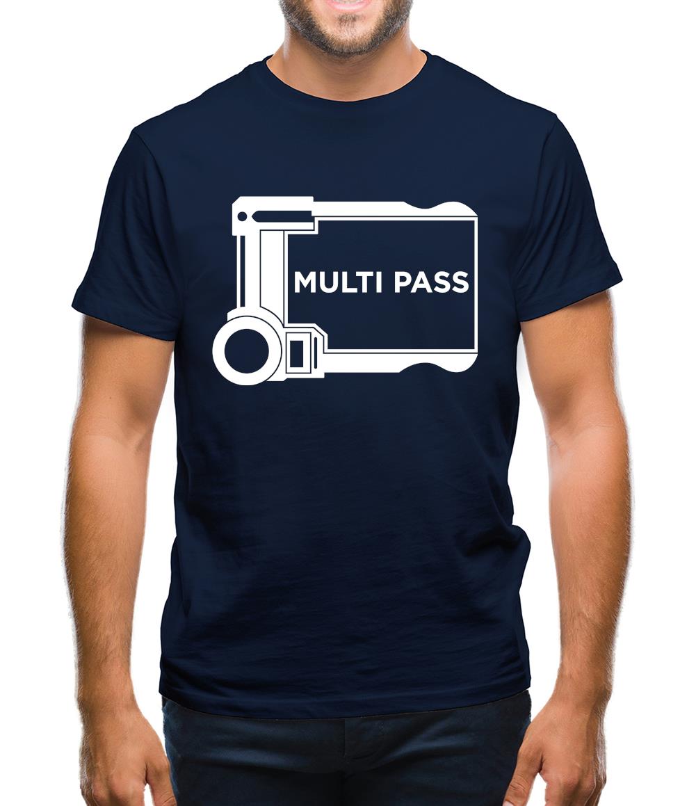 Multi Pass Mens T-Shirt Multi Pass Mens T-Shirt