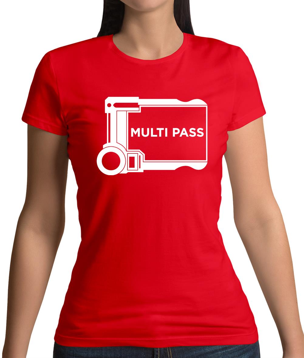 Multi Pass Womens T-Shirt Multi Pass Womens T-Shirt
