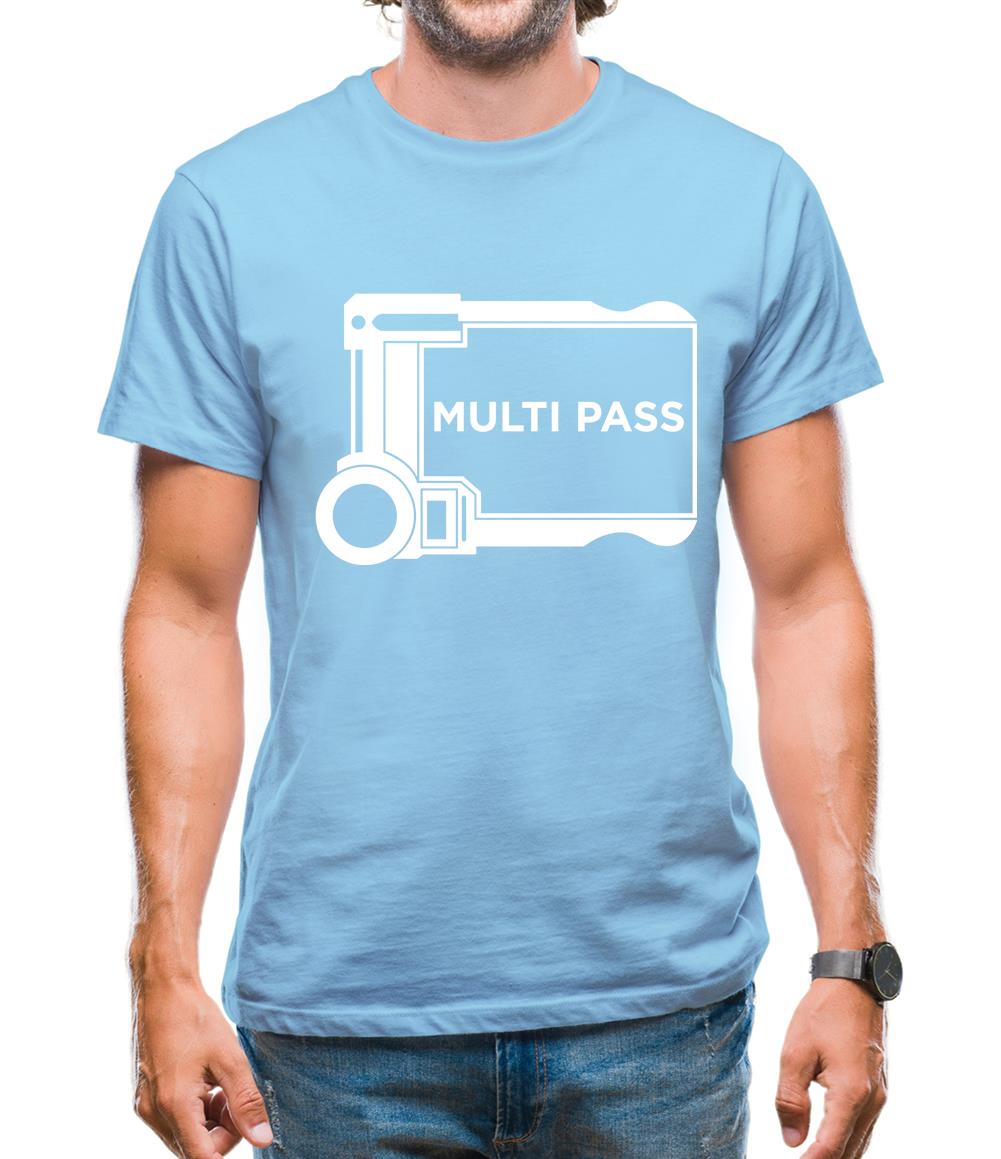 Multi Pass Mens T-Shirt Multi Pass Mens T-Shirt