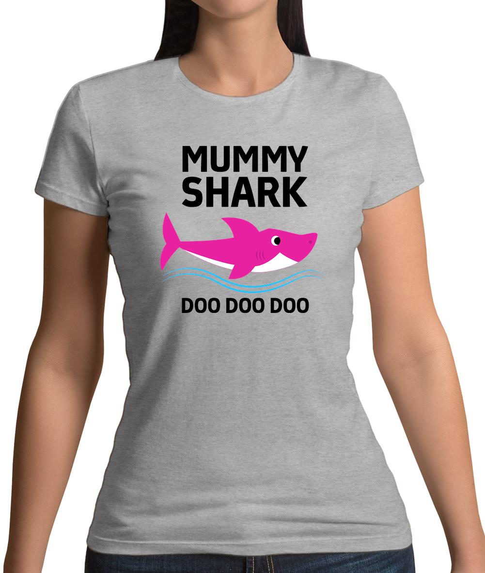 Mummy Shark Doo Doo Doo Womens T-Shirt Mummy Shark Doo Doo Doo Womens T-Shirt