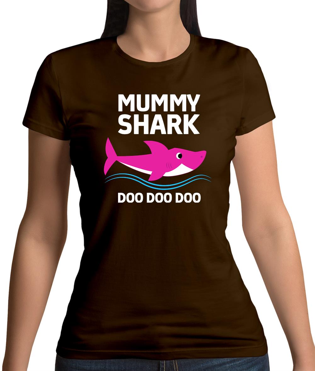 Mummy Shark Doo Doo Doo Womens T-Shirt Mummy Shark Doo Doo Doo Womens T-Shirt