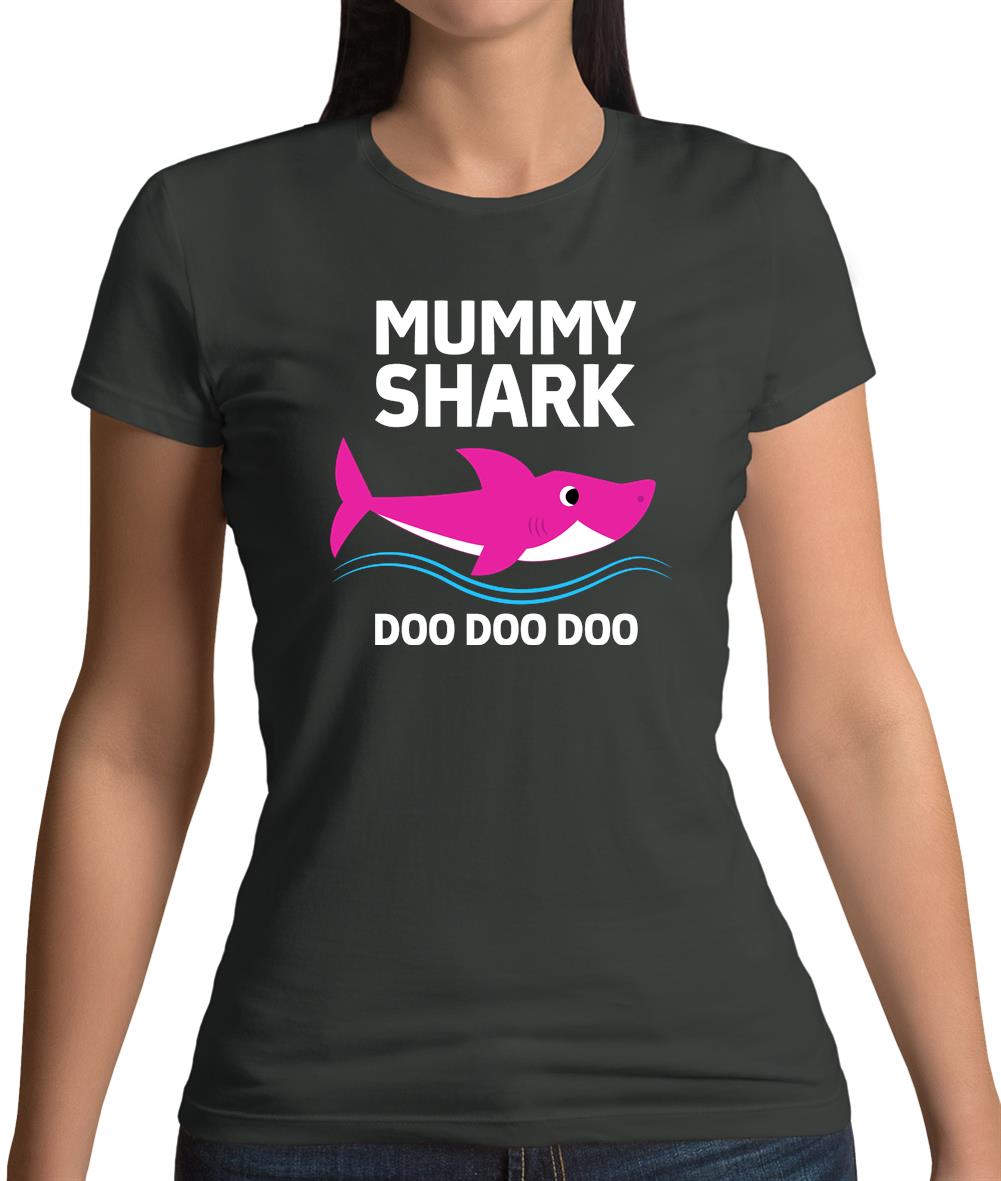 Mummy Shark Doo Doo Doo Womens T-Shirt Mummy Shark Doo Doo Doo Womens T-Shirt