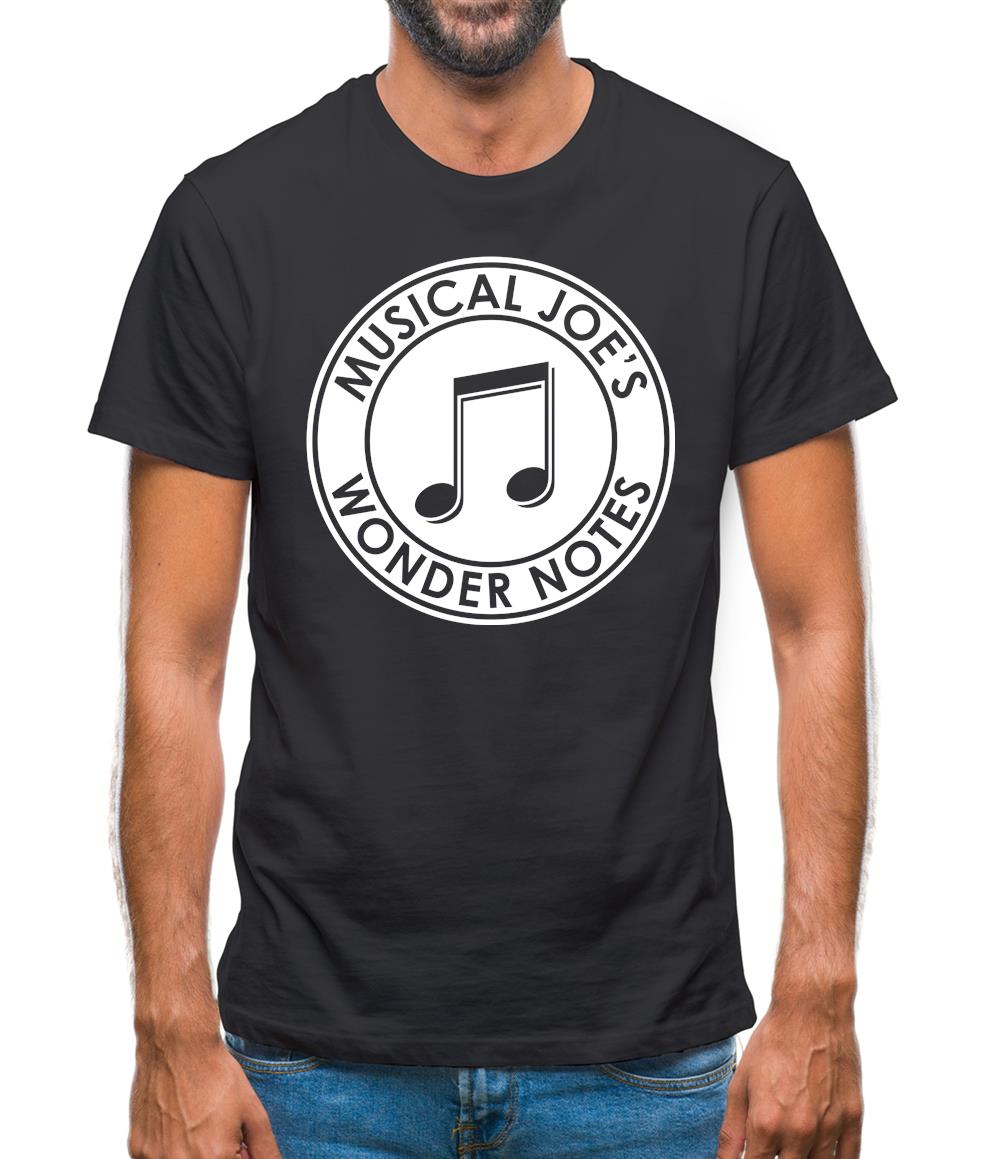 Musical Joe's Wonder Notes Mens T-Shirt Musical Joe's Wonder Notes Mens T-Shirt