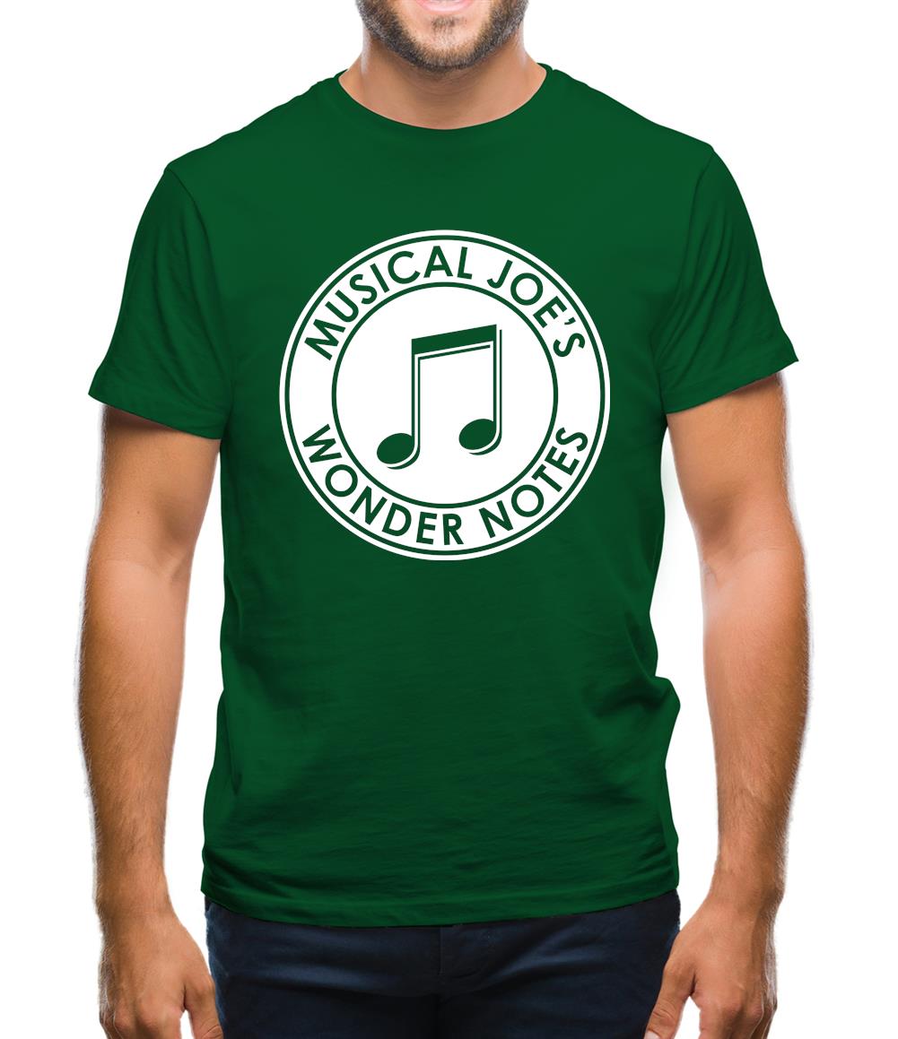 Musical Joe's Wonder Notes Mens T-Shirt Musical Joe's Wonder Notes Mens T-Shirt