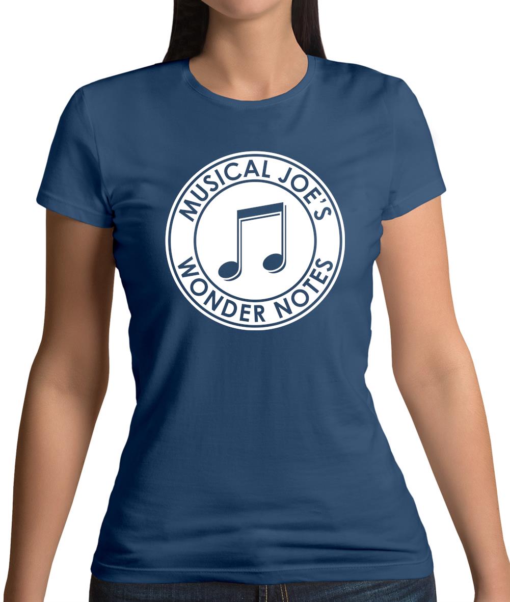 Musical Joe's Wonder Notes Womens T-Shirt Musical Joe's Wonder Notes Womens T-Shirt