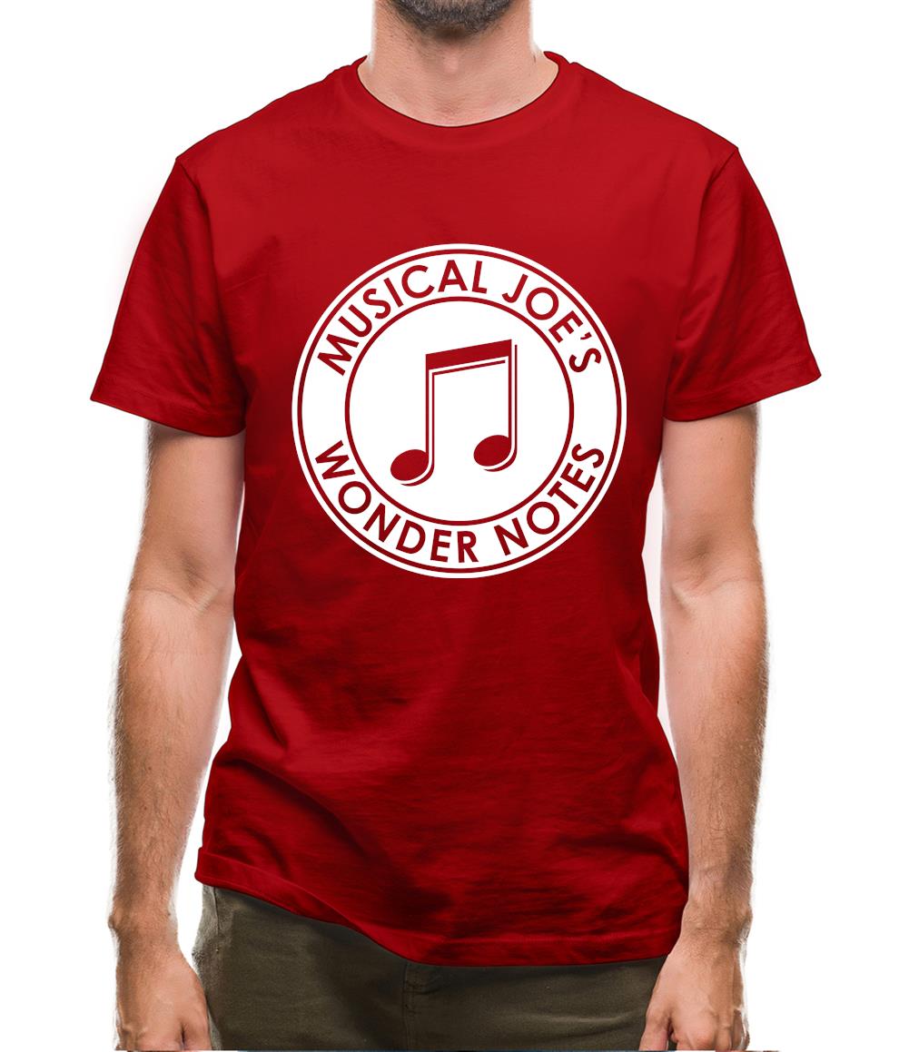 Musical Joe's Wonder Notes Mens T-Shirt Musical Joe's Wonder Notes Mens T-Shirt