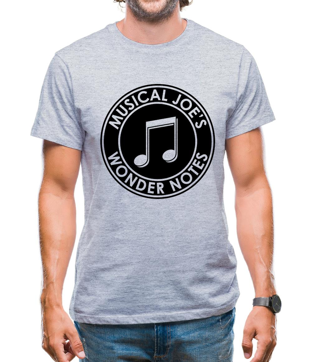 Musical Joe's Wonder Notes Mens T-Shirt Musical Joe's Wonder Notes Mens T-Shirt