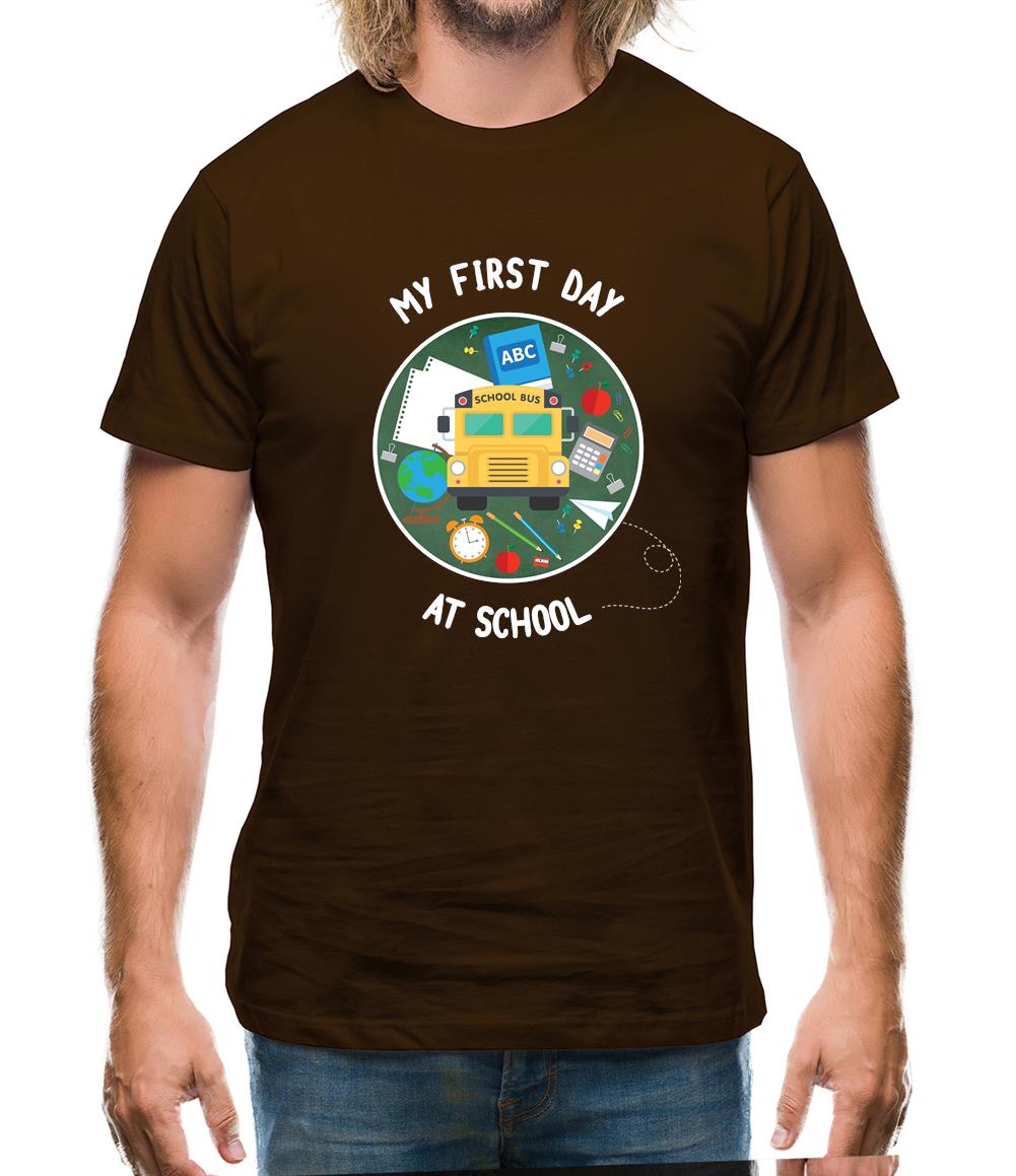My First Day At School Mens T-Shirt My First Day At School Mens T-Shirt