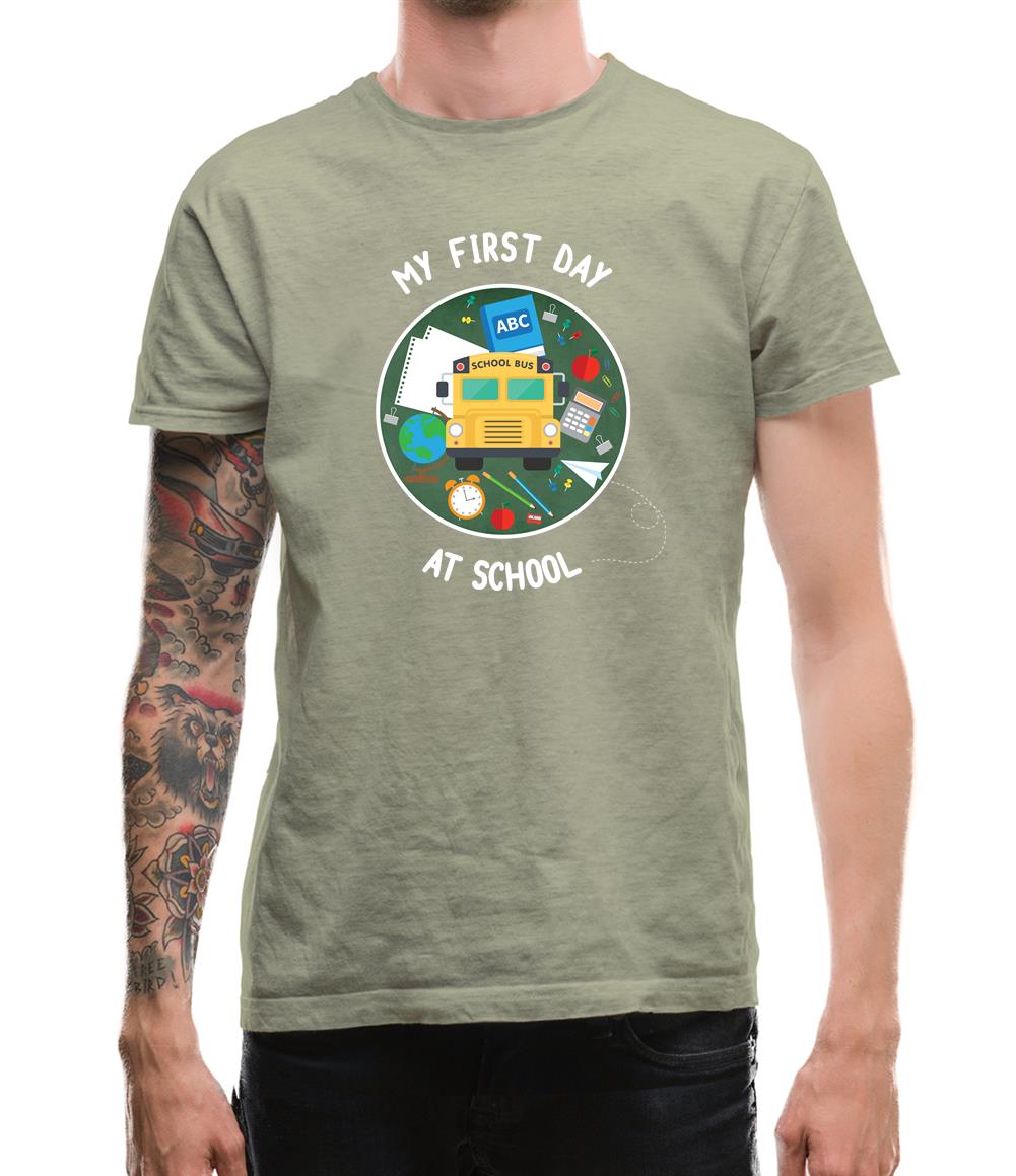 My First Day At School Mens T-Shirt My First Day At School Mens T-Shirt