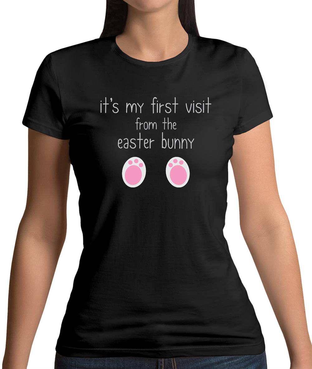 First Visit From The Eater Bunny Womens T-Shirt First Visit From The Eater Bunny Womens T-Shirt