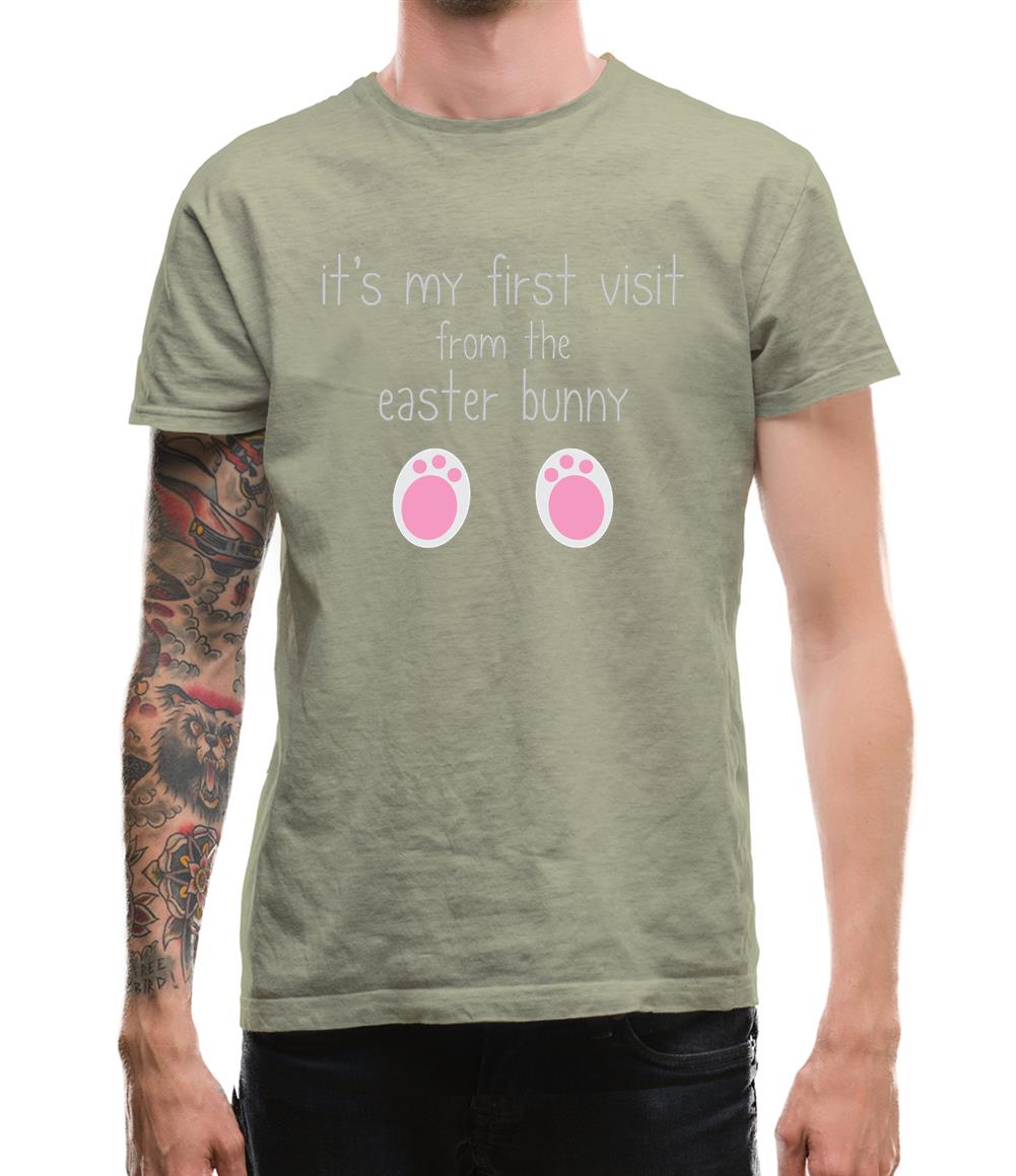 First Visit From The Eater Bunny Mens T-Shirt First Visit From The Eater Bunny Mens T-Shirt