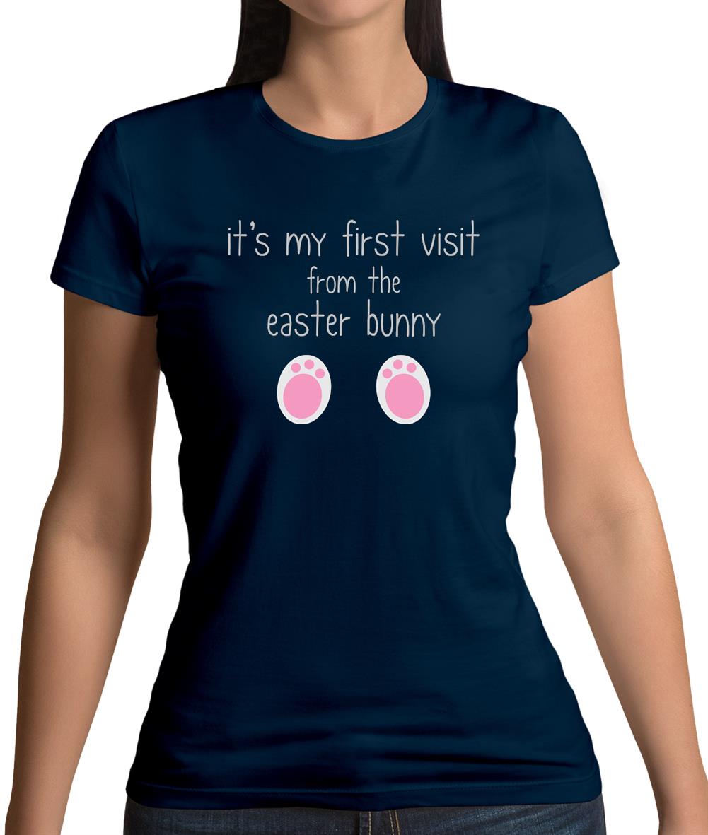 First Visit From The Eater Bunny Womens T-Shirt First Visit From The Eater Bunny Womens T-Shirt