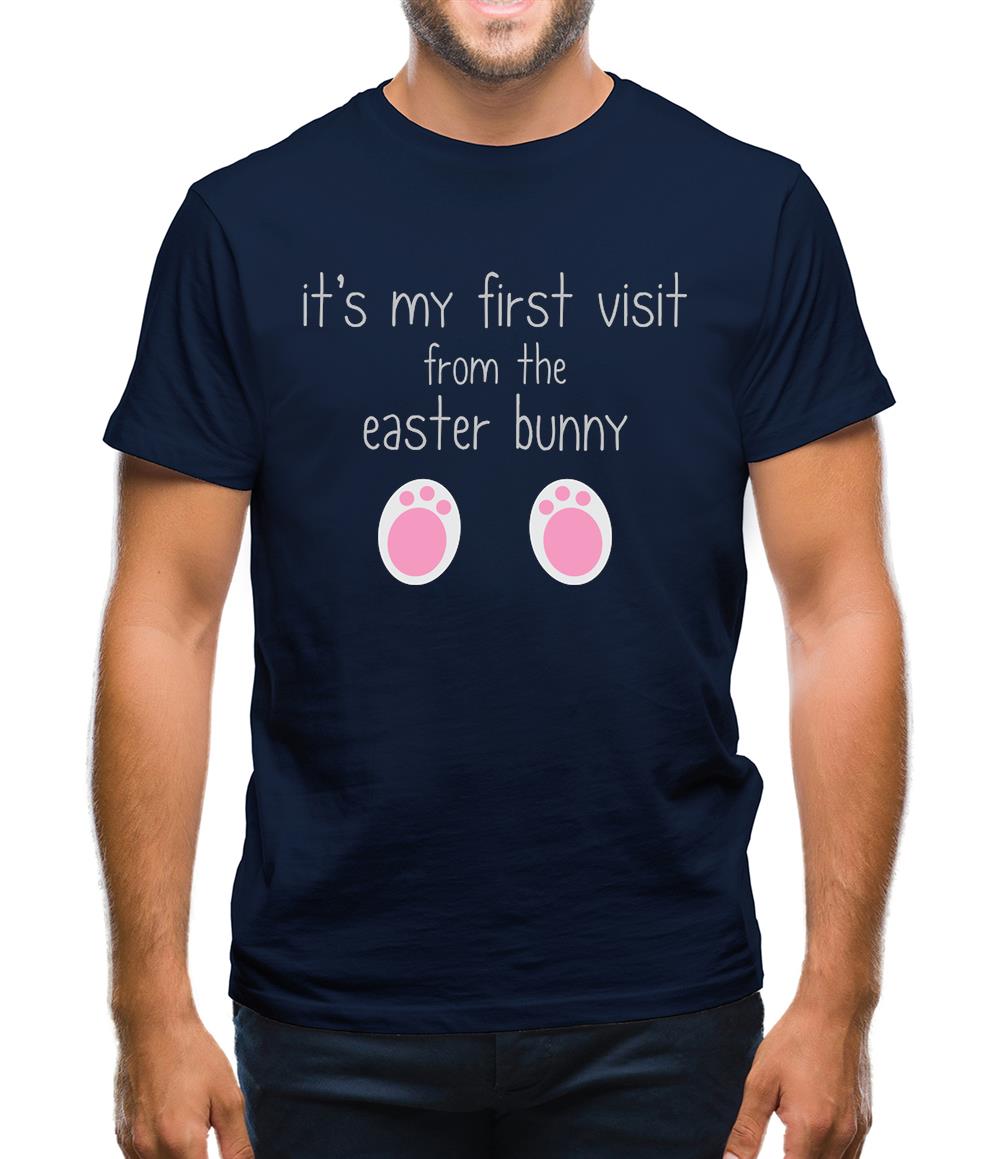 First Visit From The Eater Bunny Mens T-Shirt First Visit From The Eater Bunny Mens T-Shirt