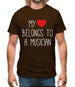 My Heart Belongs To A Musician Mens T-Shirt My Heart Belongs To A Musician Mens T-Shirt
