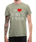 My Heart Belongs To A Musician Mens T-Shirt My Heart Belongs To A Musician Mens T-Shirt