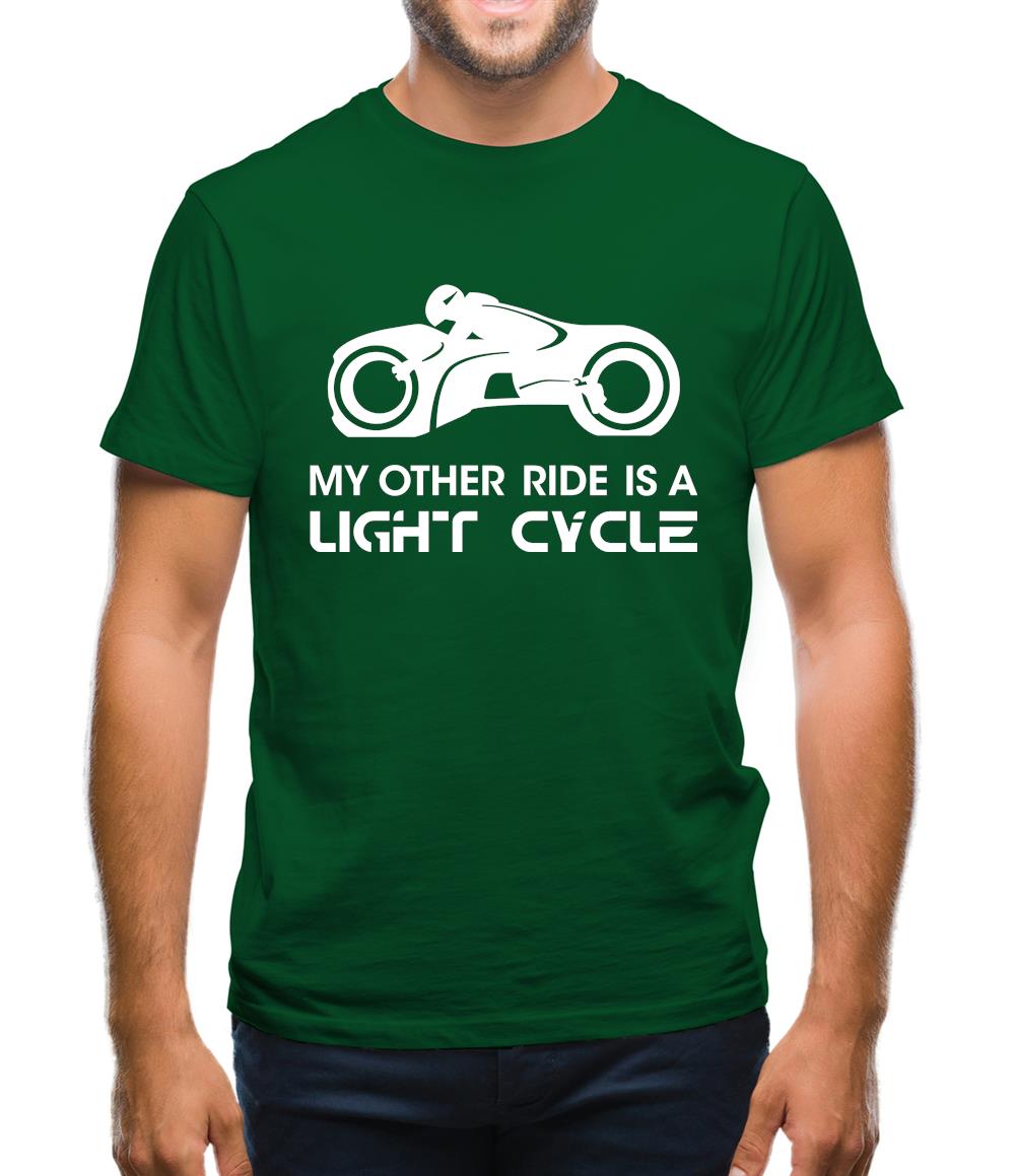 My Other Ride Is A Light Cycle Mens T-Shirt My Other Ride Is A Light Cycle Mens T-Shirt