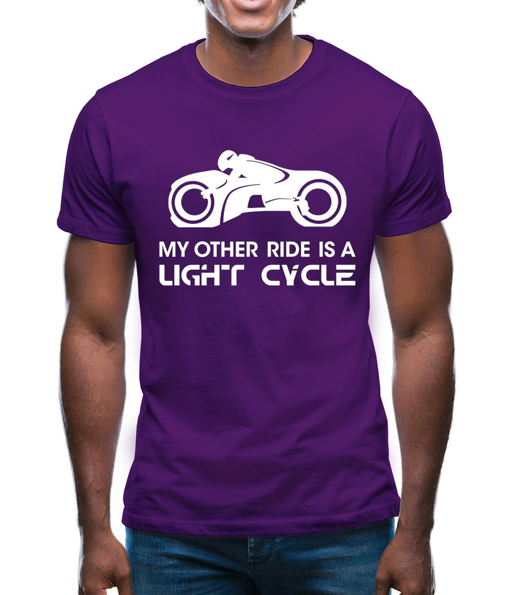 My Other Ride Is A Light Cycle Mens T-Shirt My Other Ride Is A Light Cycle Mens T-Shirt