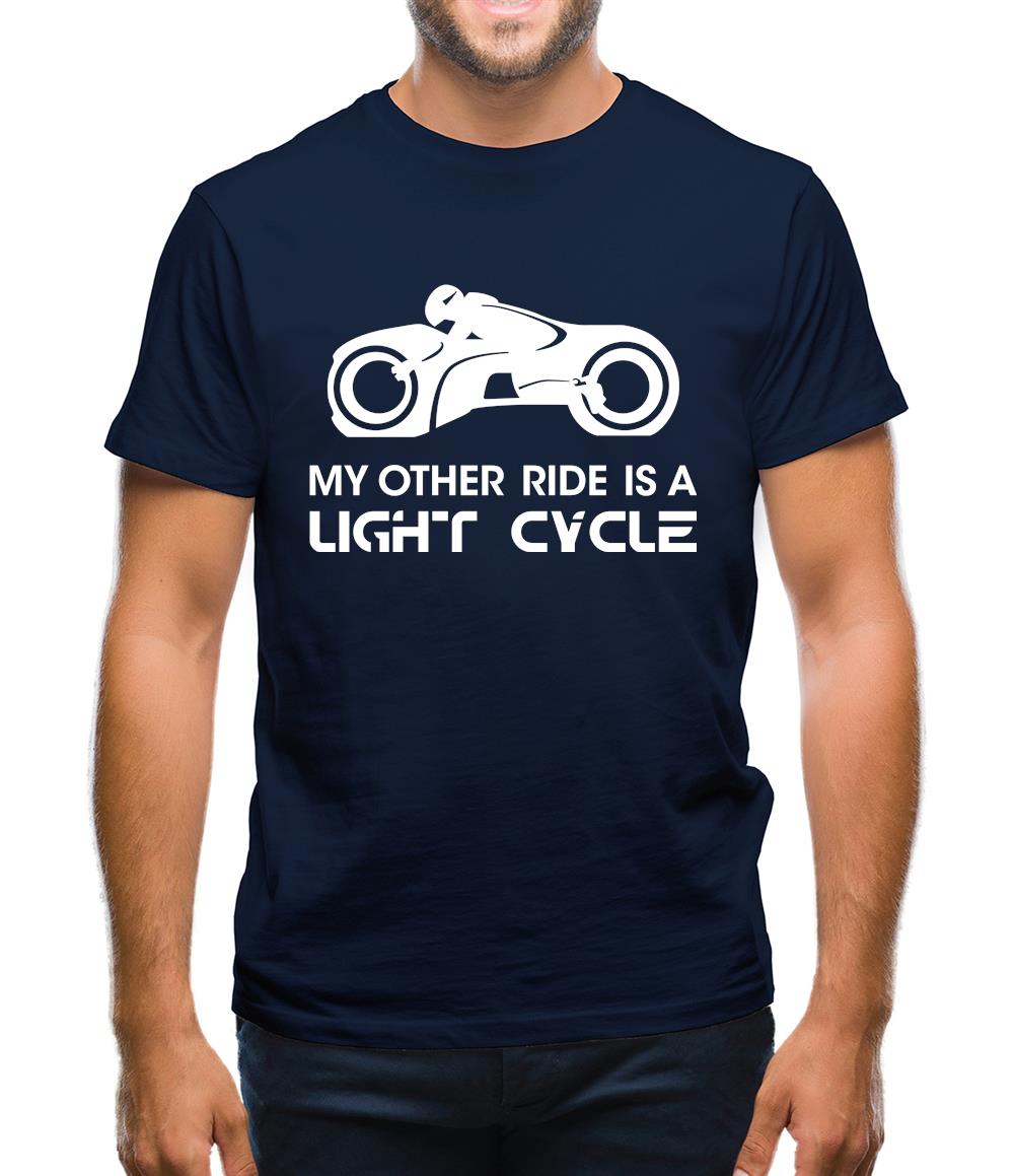 My Other Ride Is A Light Cycle Mens T-Shirt My Other Ride Is A Light Cycle Mens T-Shirt