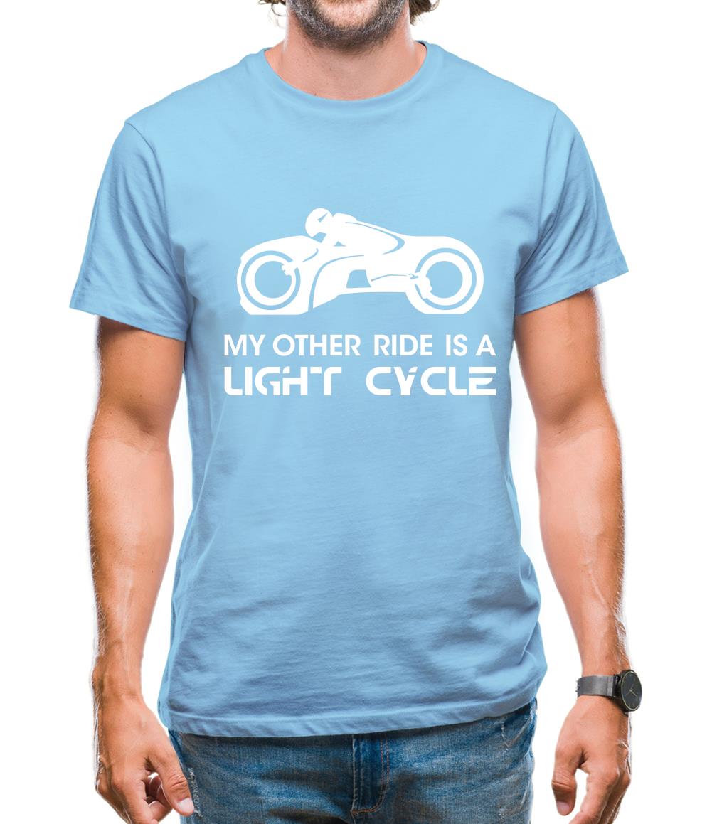 My Other Ride Is A Light Cycle Mens T-Shirt My Other Ride Is A Light Cycle Mens T-Shirt