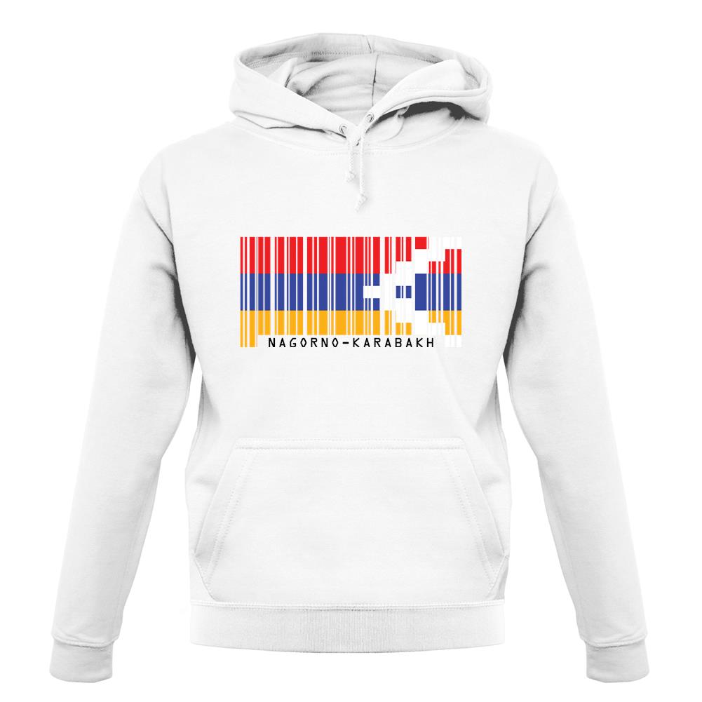 Nagorno-Karabakh Barcode Style Flag unisex hoodie Nagorno-Karabakh Barcode Style Flag unisex hoodie
