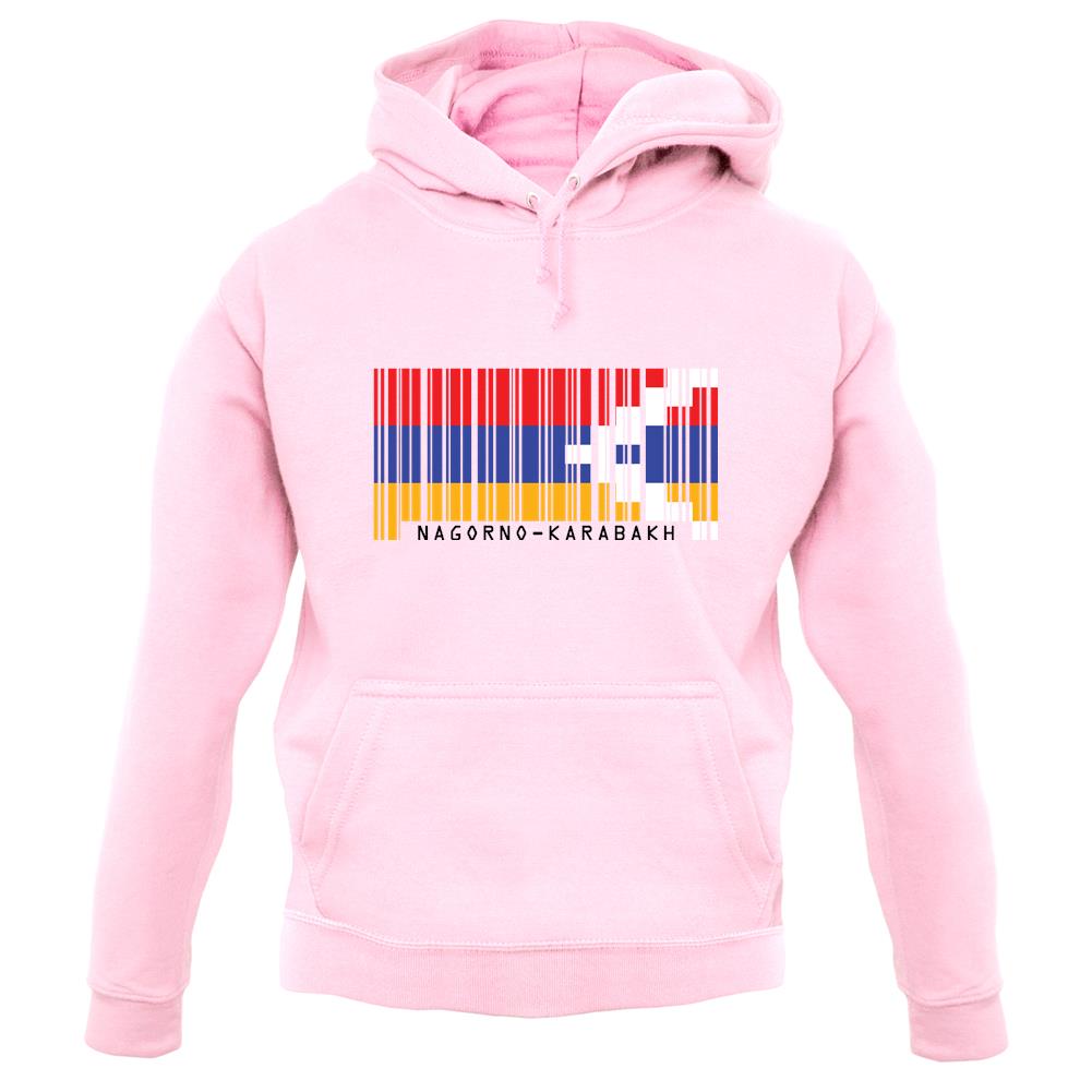 Nagorno-Karabakh Barcode Style Flag unisex hoodie Nagorno-Karabakh Barcode Style Flag unisex hoodie
