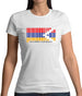 Nagorno-Karabakh Barcode Style Flag Womens T-Shirt Nagorno-Karabakh Barcode Style Flag Womens T-Shirt