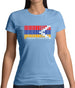 Nagorno-Karabakh Barcode Style Flag Womens T-Shirt Nagorno-Karabakh Barcode Style Flag Womens T-Shirt