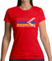 Nagorno-Karabakh Barcode Style Flag Womens T-Shirt Nagorno-Karabakh Barcode Style Flag Womens T-Shirt