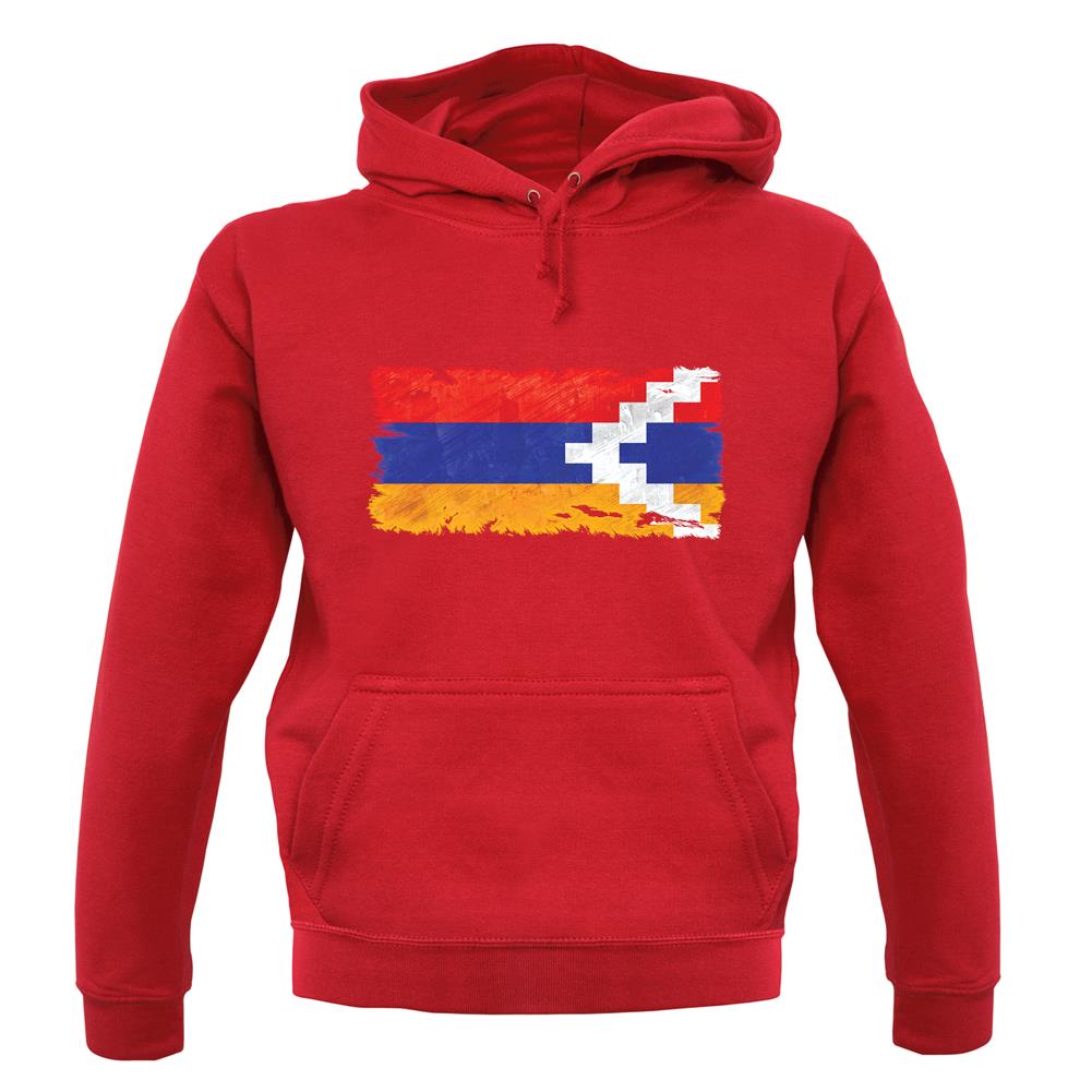 Nagorno-Karabakh Grunge Style Flag unisex hoodie Nagorno-Karabakh Grunge Style Flag unisex hoodie