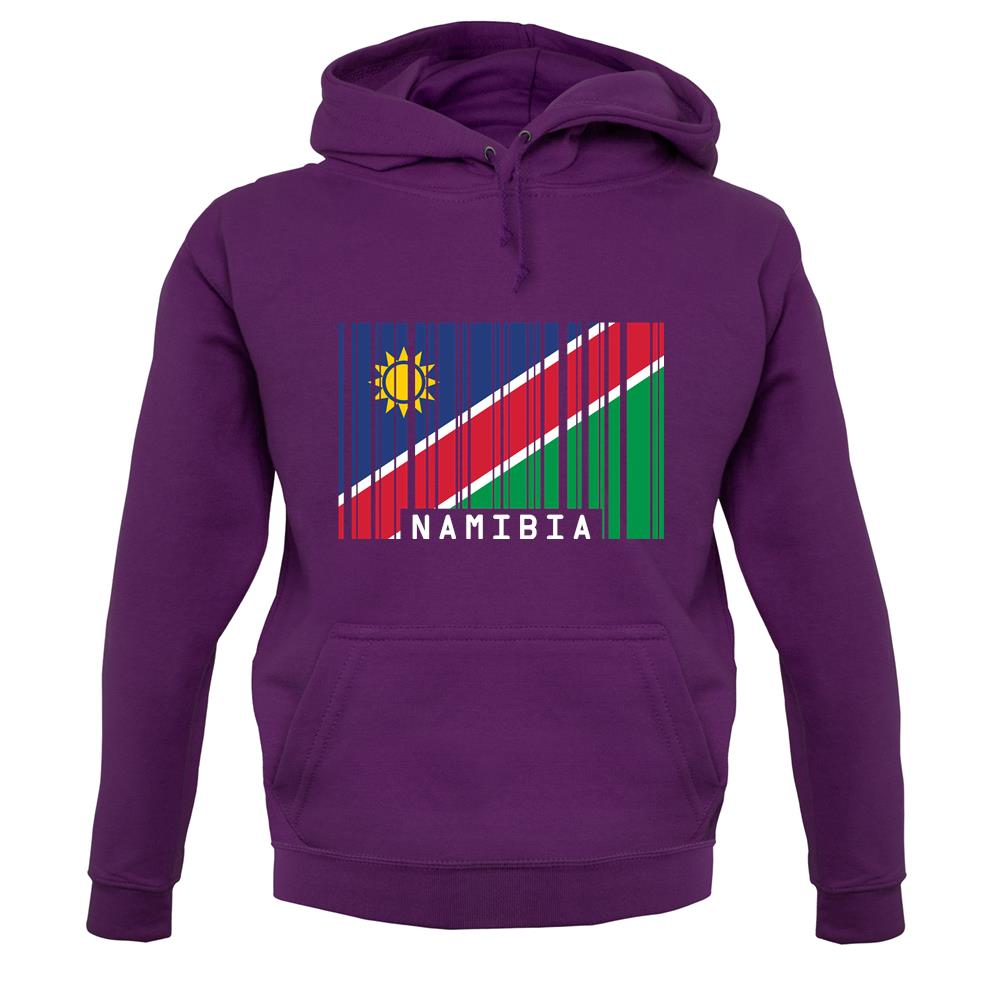 Namibia Barcode Style Flag unisex hoodie Namibia Barcode Style Flag unisex hoodie