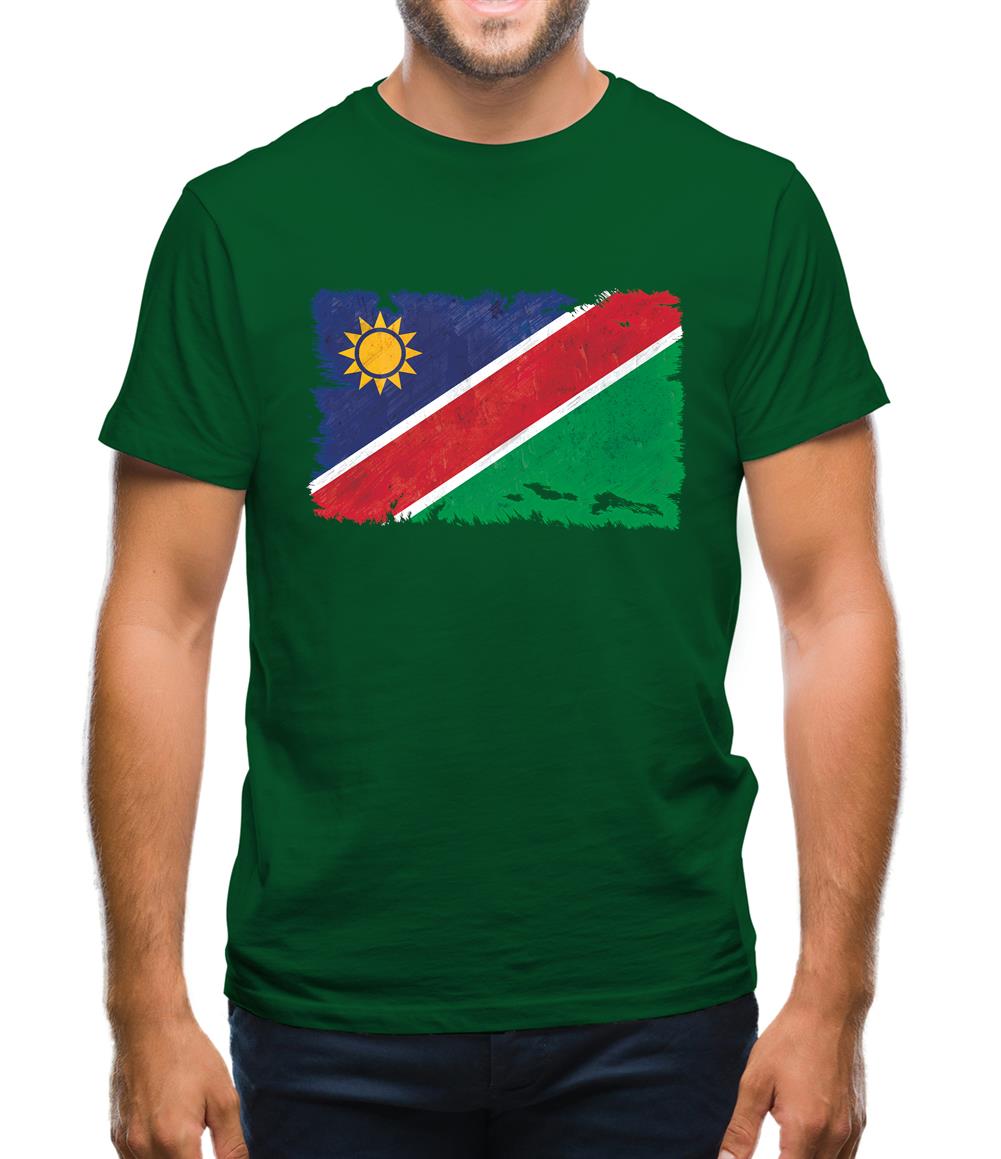Namibia Grunge Style Flag Mens T-Shirt Namibia Grunge Style Flag Mens T-Shirt