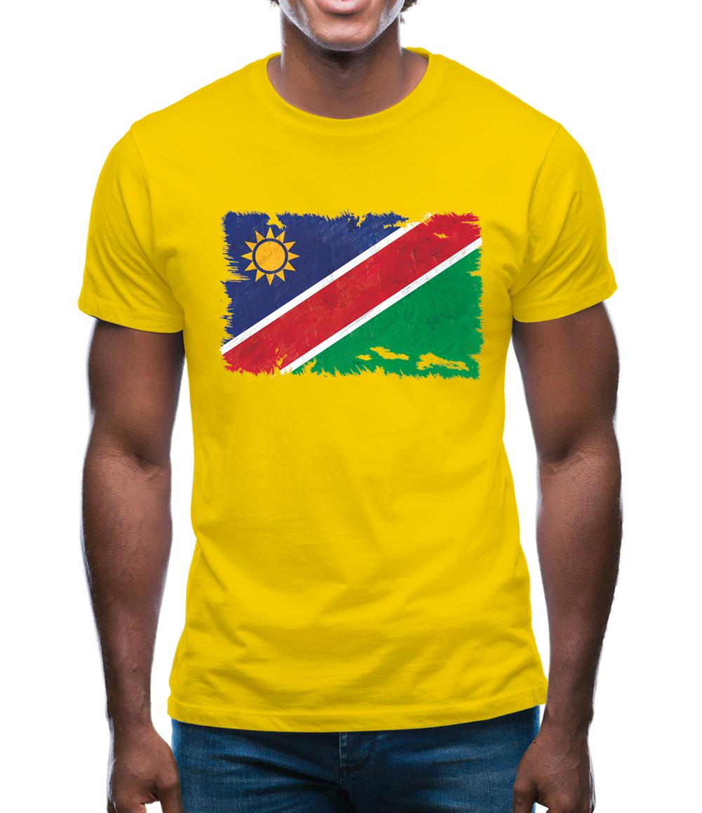 Namibia Grunge Style Flag Mens T-Shirt Namibia Grunge Style Flag Mens T-Shirt
