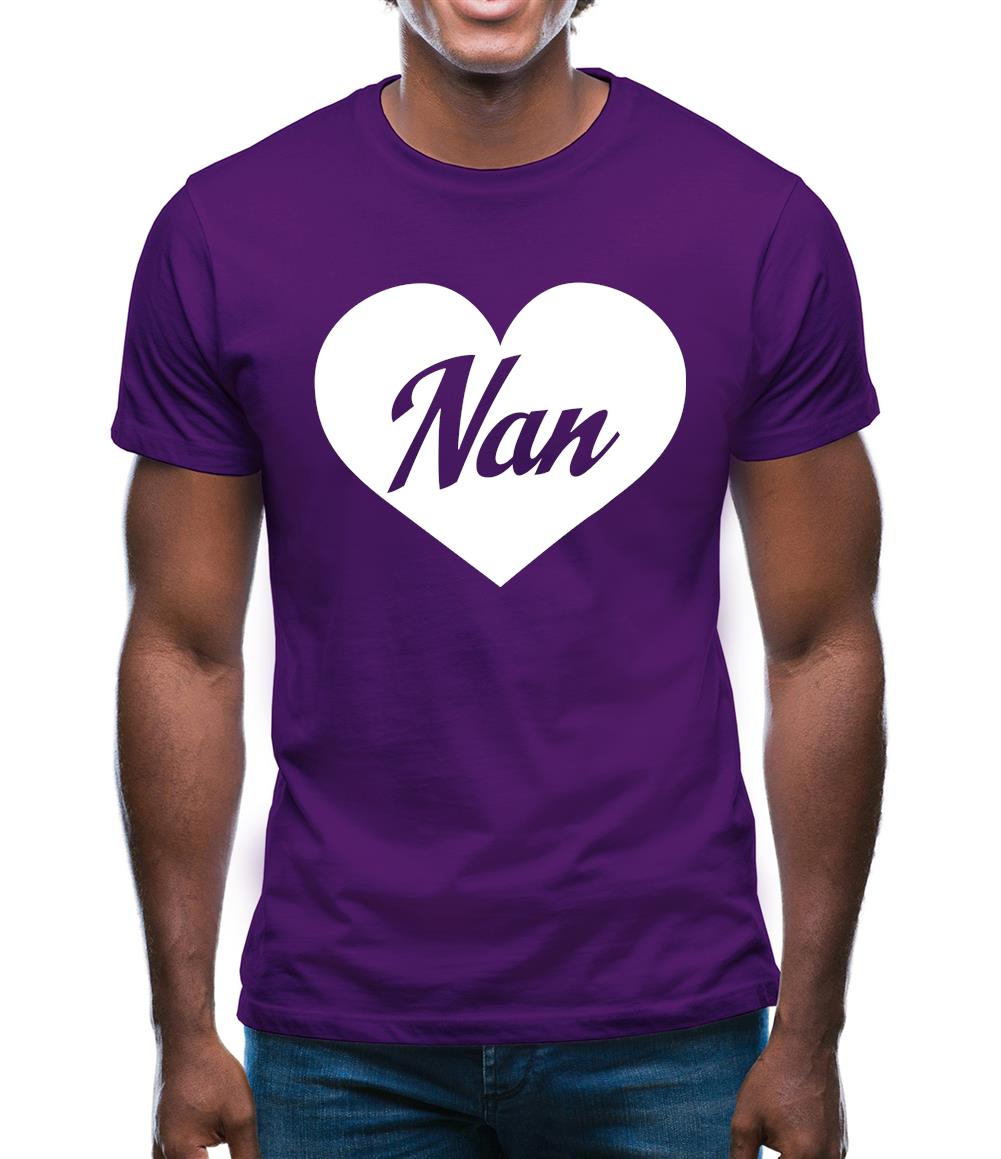 Heart Nan Mens T-Shirt Heart Nan Mens T-Shirt