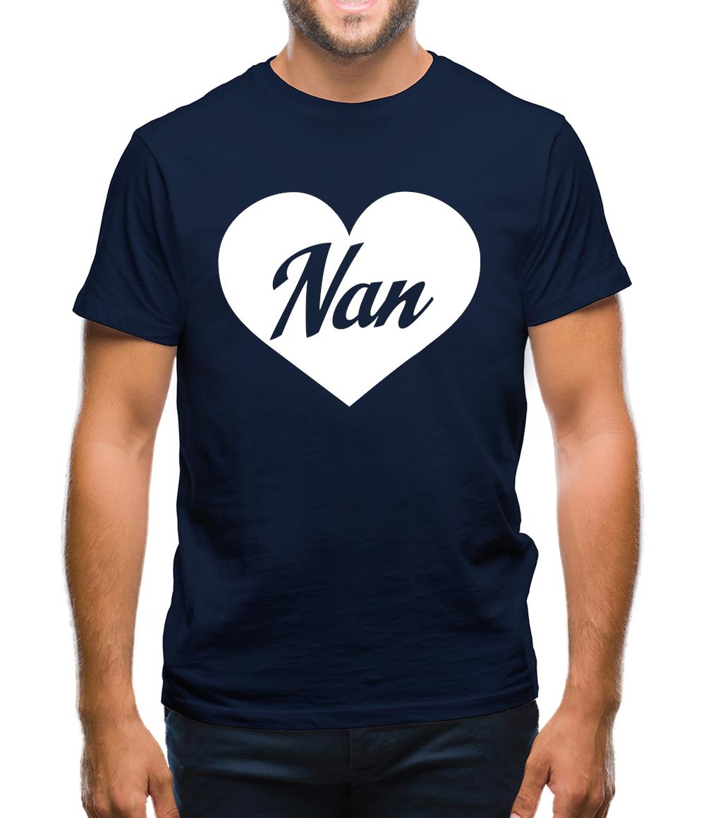 Heart Nan Mens T-Shirt Heart Nan Mens T-Shirt