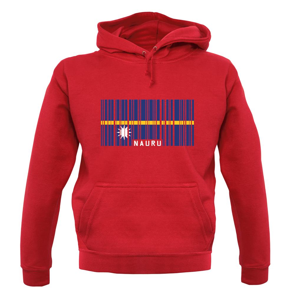 Nauru Barcode Style Flag unisex hoodie Nauru Barcode Style Flag unisex hoodie