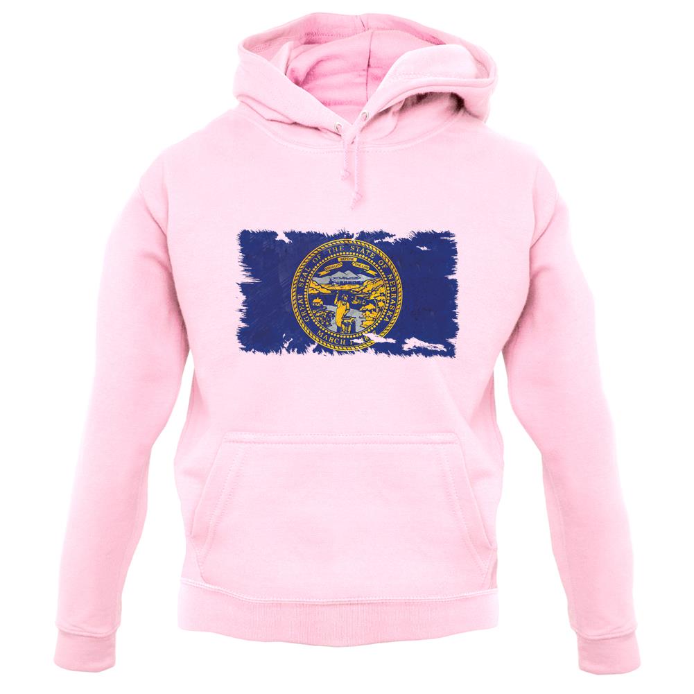 Nebraska Grunge Style Flag unisex hoodie Nebraska Grunge Style Flag unisex hoodie