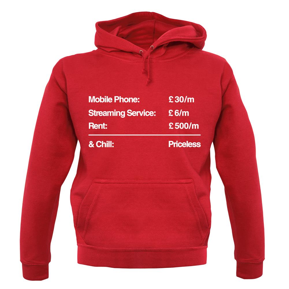 Netflix & Chill Priceless unisex hoodie Netflix & Chill Priceless unisex hoodie