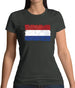 Netherlands Grunge Style Flag Womens T-Shirt Netherlands Grunge Style Flag Womens T-Shirt