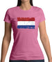 Netherlands Grunge Style Flag Womens T-Shirt Netherlands Grunge Style Flag Womens T-Shirt