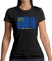 Nevada Barcode Style Flag Womens T-Shirt Nevada Barcode Style Flag Womens T-Shirt