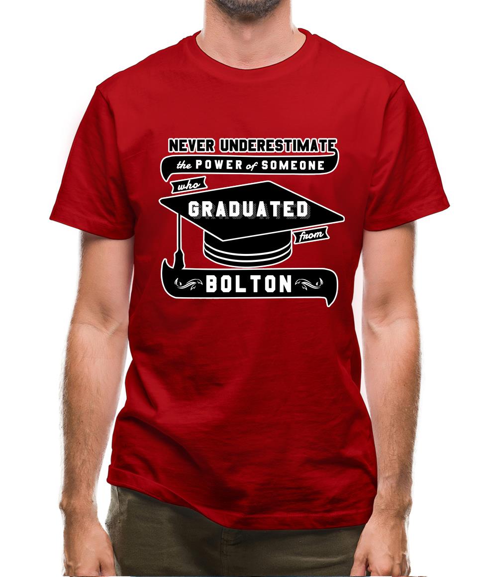 BOLTON Graduate Mens T-Shirt BOLTON Graduate Mens T-Shirt